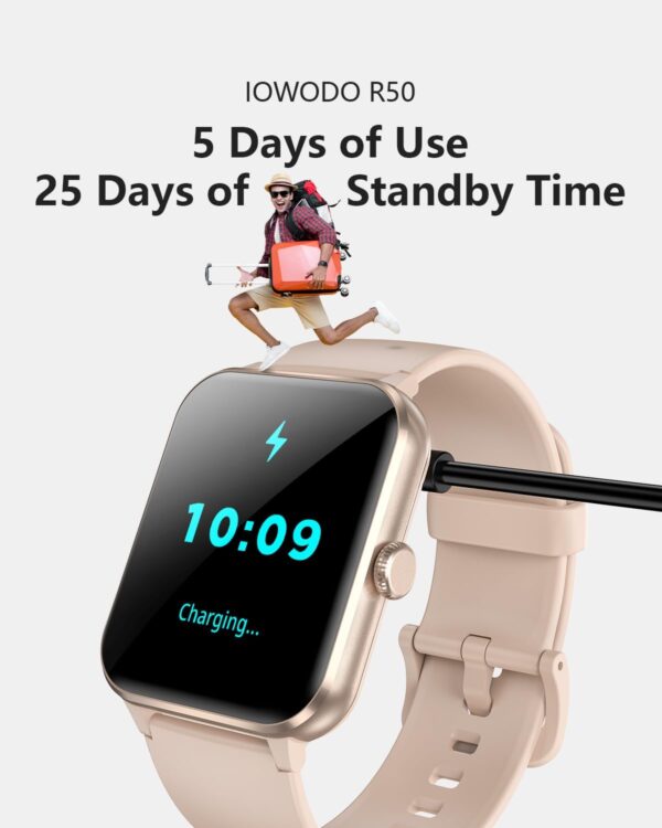 Smart Watch for Women, 1.85" Touch Smartwatch Answer/Make Calls, Fitness Watch with Heart Rate Sleep Monitor Step Counter, 110+ Sports Modes Activity Tracker, IP68 Waterproof Watch for Android iOS - Image 7