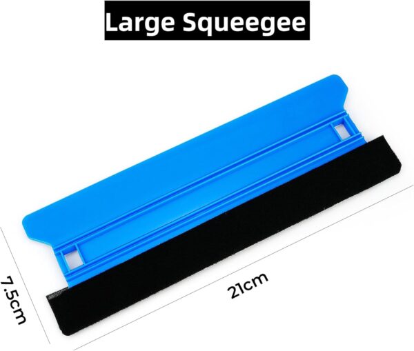 Ewrap Car Vinyl Wrap Tool kit Window Film Tools Vehicle Tinting Tools Includes 21cm+10cm Felt Squeegee, Trimmer, Edge Wrap Squeegee for Installing Auto Wraps, Car Stickers Graphics, Wallpaper - Image 3