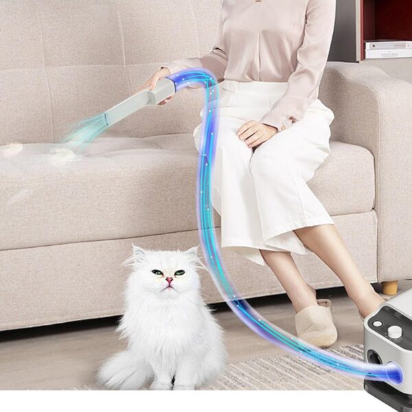 Dog Cat Hair Vacuum Cleaner, Silent Professional Dog Hair Clipper, 1300W High Power, Cat Hair Clipper with 5 Grooming Tools, Vacuums, Clips and Brushes All Types of Hair 1.8L - Image 5