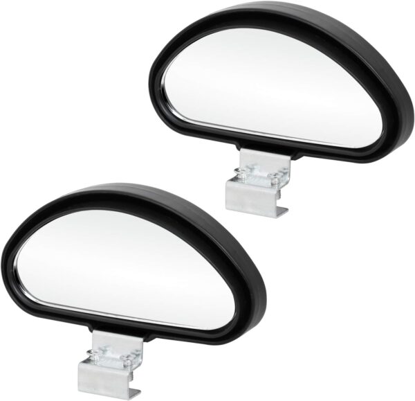 TRIXES 2 X Adjustable Car Van Blind Spot Blindspot Wide Angle Towing Mirror - Car Accessories - Small Mirrors - Mounting Mirrors for Side and Rearview Mirrors - Image 2