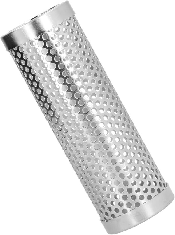 BBQ Smoker Tube, Reusable Lightweight Stainless Steel Grills Smoker Box Cylindrical Detachable Large Capacity Fruit Wood BBQ Pellet Smoker Tube for Outdoor (Length 15.3CM*Height 5.3CM [order - Image 10