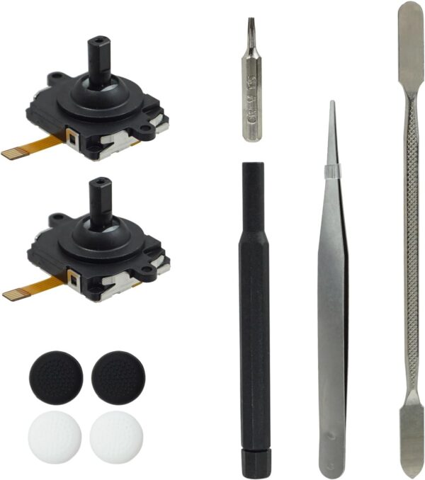 Joystick Replacement Kit for Oculus Quest 2 Controller, Repair Kit for Meta Quest 2 Controller Replacement Joystick Analog Thumb Stick Repair Kit for Oculus Quest 2 Accessories - Image 8