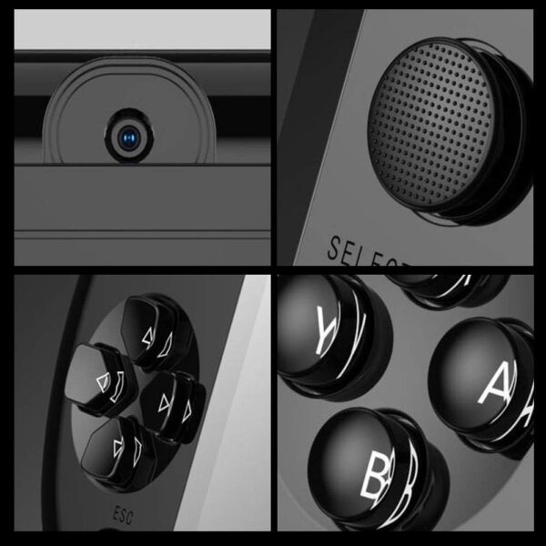 Rawisu Retro Handheld Game Console - 4.3" HD Screen, Built-in 3000 Classic Games, Portable with Two Joystick Buttons - Image 8