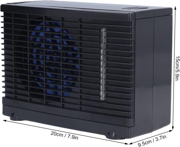 Topyond 12V Mini Portable Air Conditioner for Car and Home,Icybreeze,Silent Evaporative Cooler with Water Tank, for 12V AC, Trucks, and Camping - Image 9