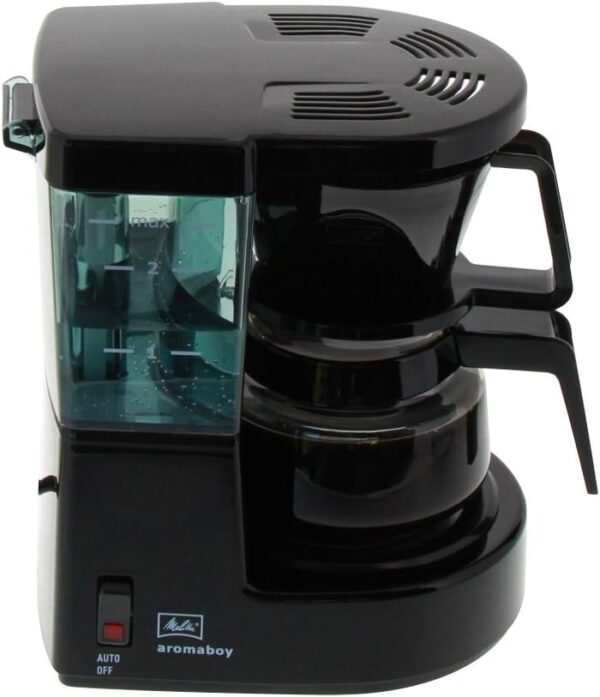 Melitta Filter Coffee Machine, Aromaboy Model, Stainless Steel, Black, Art.No. 6707286 - Image 4