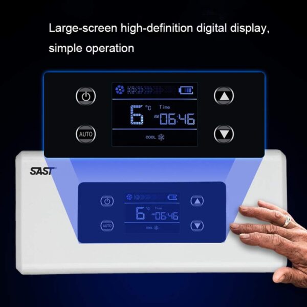 Travel Portable Insulin Cooler - Mini Smart Medical Refrigerator, 2-8 °C Precision Temperature Control, White CarSmall Fridge, Large Capacity - Image 3