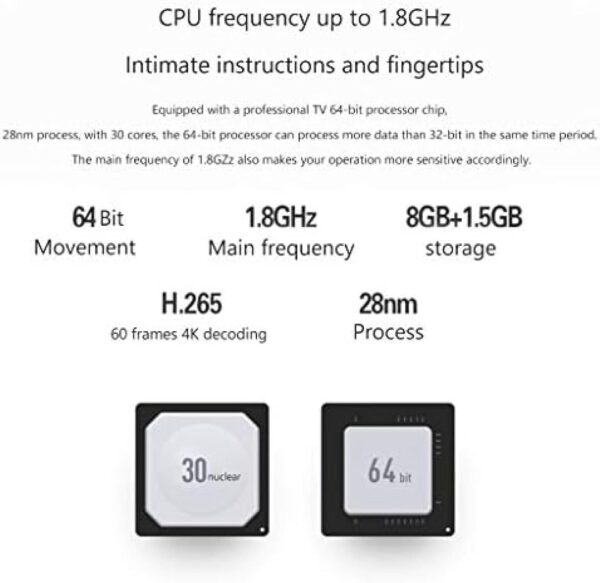 42 inch 4K+HDR Ultra HD Smart TV with WIFI HDMI USB Voice Control Metal Narrow Edge Independent Front Speaker Ideal for Hotel and Bedroom Use - Image 5