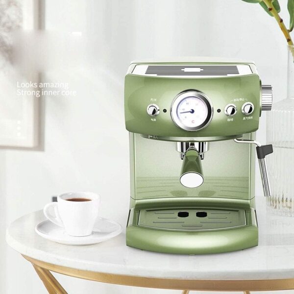 SRDUJINWAN Espresso Machine, Brushed Stainless Steel - Image 5
