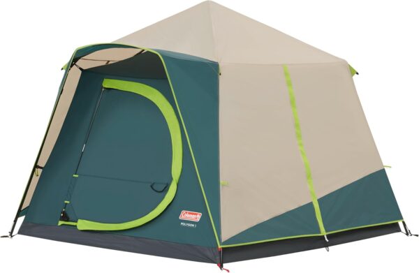 Coleman Polygon 5, large 5-person tent with 360° view, 5 man family tent, sturdy steel pole construction, easy to pitch, 100% waterproof camping tent. - Image 12