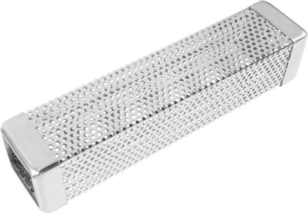 CAXUSD Stainless Steel BBQ Smoker Box 10 Inch Barbecue Grill Box for Gas/Charcoal/Electric Grill Outdoor Smoker Box Holes for Wood Chips - Image 2