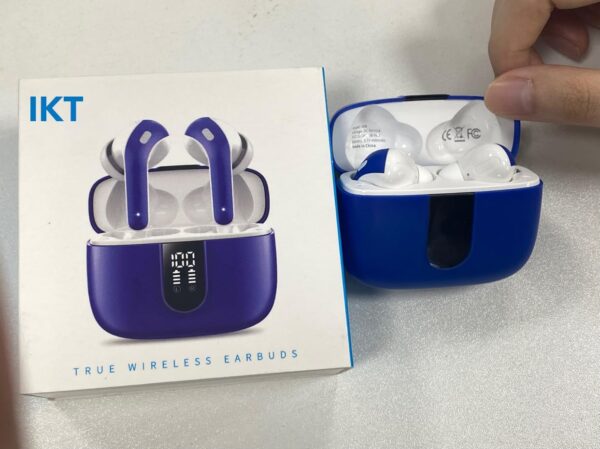 Ear Buds Wireless Earbuds, 50Hrs Playtime Bluetooth Earphones, Bluetooth Headphones 5.3, In Ear with 4 ENC Call Noise Cancelling Mics, Bass Boost 85%, Mini Earbuds IPX7 Waterproof, USB-C(Rose) - Image 8
