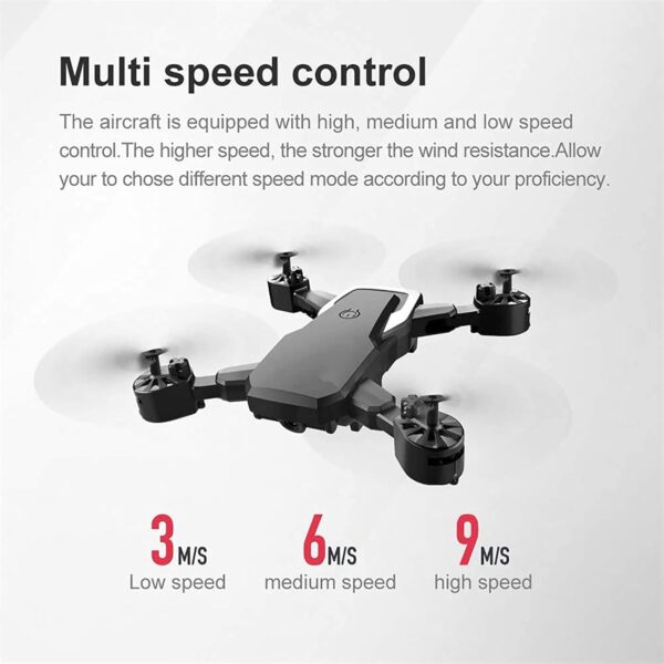 TsoLay 4K Drone, Remote Control Aircraft HD Aerial Four-axis Aircraft with Dual cameras, Foldable 15 Mins Flight Time Allow Gesture Photo, Optical flow positioning fixed point, for Beginners - Image 6