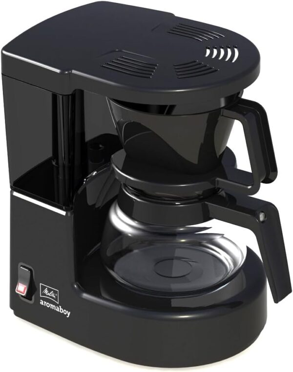 Melitta Filter Coffee Machine, Aromaboy Model, Stainless Steel, Black, Art.No. 6707286 - Image 2