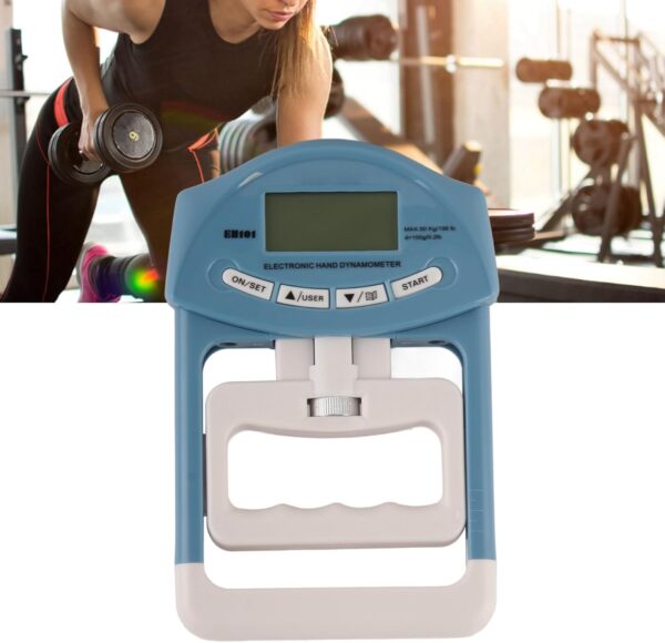 Digital Hand Dynamometer Grip Strength Measurement Meter,Digital Force Meter Push and Pull Tester Hand Grip Strengthener,LCD Display Hand Grip Strength Dynamometer Capturing Electronic Hand Grip Power - Image 10