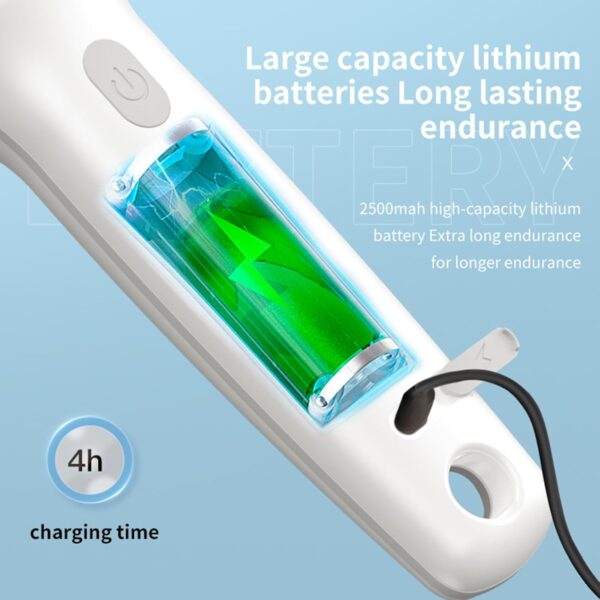 Electric Cleaning Brush, Electric Spin Scrubber Cordless Rechargeable with 4 Hours of Use Time, Power Scrubbers for Cleaning, Electric Scrubber… - Image 8