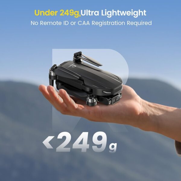 DEERC D65 4K EIS Camera Drone with 2-Axis Gimbal for Adults, 26-Min Long Flight Time, Easy GPS Quadcopter with Brushless Motor, 30FPS, Auto Return, Follow Me, Under 249g, Ideal for Beginners - Image 5