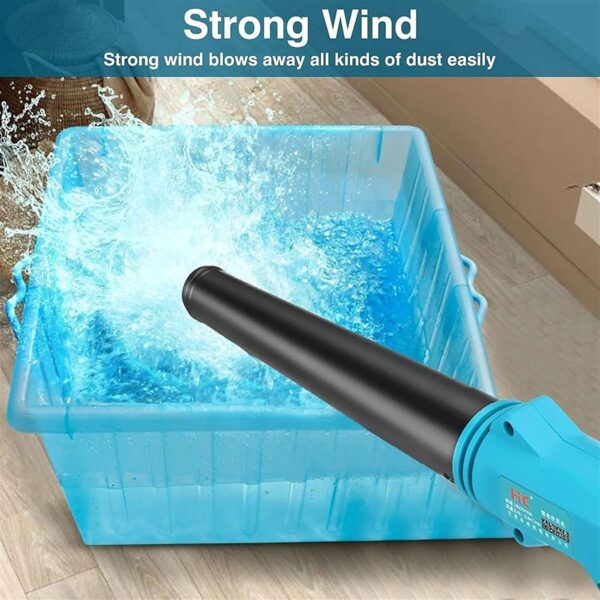 OZBME Blowers Cordless Leaf Blower 2 in 1 Cordless Electric Air Blower Suction Handheld Leaf Computer Dust Collector Cleaner Power Tool Blower Vacuum - Image 6