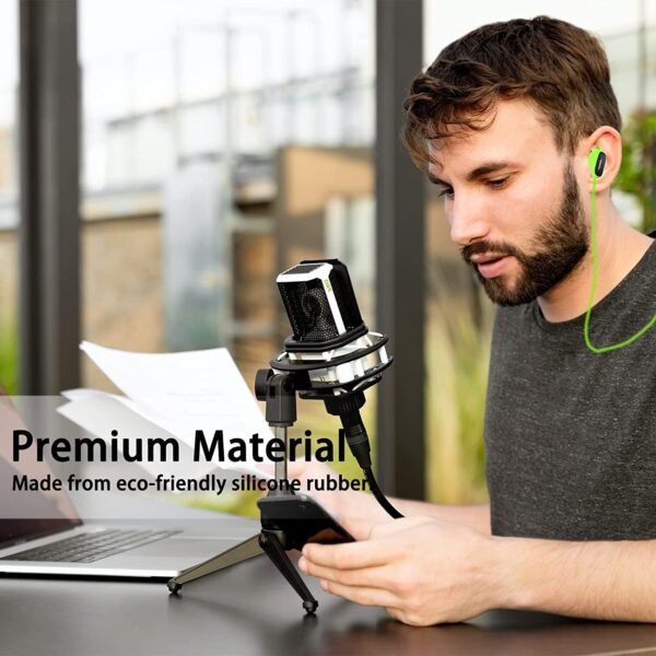 Miimall Compatible with Bose QuietComfort Earbuds II Anti-lost Strap, Soft Silicone Earbud Lanyard, Anti-lost Sports Straps for Bose QuietComfort Earbuds II-Night Green - Image 4