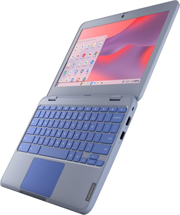 Lenovo IdeaPad Chromebook | 11.6 Inch HD Laptop | Intel Celeron N4500 | 4GB RAM | 64GB eMMC | Chromebook OS | Maca Blue - Image 4