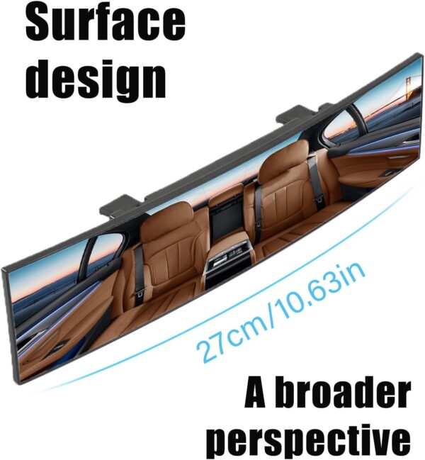 Experience Safer Driving with Large Extra Rear View Mirror - Enhanced Blind Spot Mirrors for Cars, Ideal for Driving Test, Driving Instructor Approved - Image 3