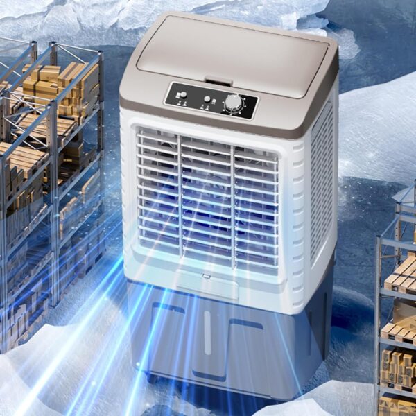 Portable Air Conditioners, 120°Oscillation Three Wind Speed Evaporative Cooler, Large Water Tank Air Cooler for Room Office(65.5 * 44.5 * 114.5cm) - Image 7