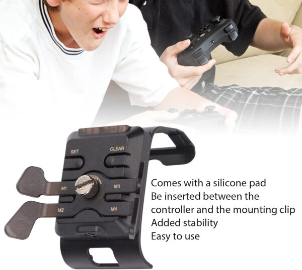Bewinner Controller Back Button Attachment for Xbox One X for Xbox One S for Xbox Series X for Xbox Series S, Gamepad Controller Back Button with Adapter, Silicone Pad for Gamer - Image 3