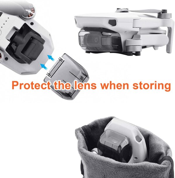 Craznick Propellers for DJI Mini 2 SE 4K Blades Protectors Landing Gear Legs Extensions Propeller Holder Strap Gimbal Cover for DJI Mavic Mini 4K/2 SE/SE/2 Drone Accessories Set - Image 8