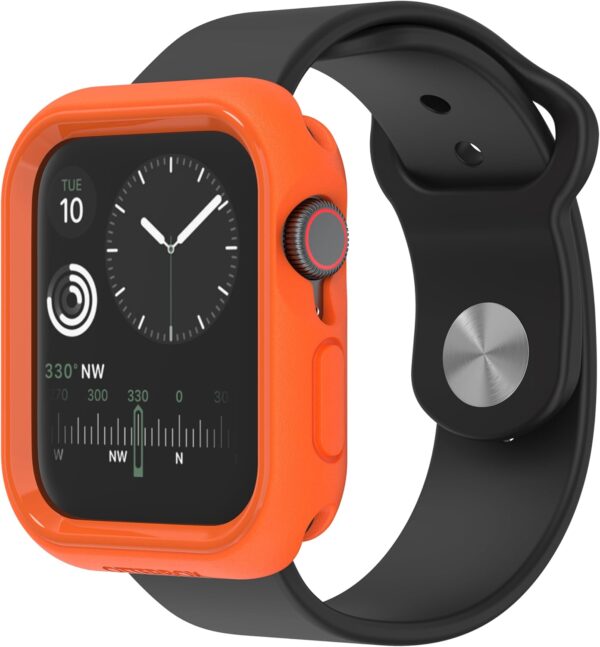 OtterBox Watch Bumper for Apple Watch Series SE/6/5/4-44mm, Shockproof, Drop Proof, Sleek Protective Case, Guards Display and Edges, Orange - Image 6
