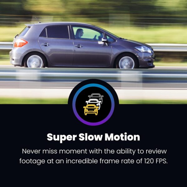 Nextbase 622GW Dash Cam Front and Rear Camera Click In 4K/30fps In Car UHD Recording - Dual 140° 6 lane wide Mini & Click In Rear cam with Offline GPS, what3words, Super Slow Motion 120FPS, Wifi - Image 8