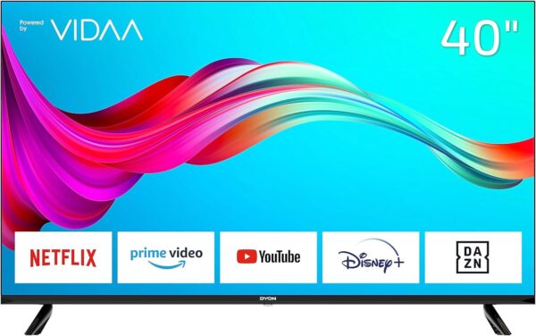 DYON Smart 40 VX-2 Full HD TV, Triple HD Tuner (DVB-C/-S2/-T2), App Store, Prime Video, Netflix, YouTube, DAZN, Disney+, Black - Image 2