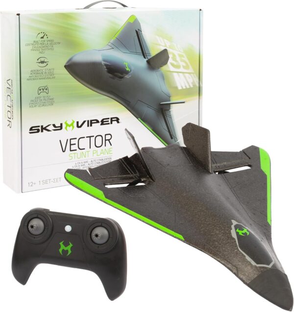 Sky Viper Vector Performance Stunt Jet Drone, Engineered to Reach Speeds of up to 35 mph, Equipped with Advanced Position Hold Technology, High Power-to-weight Ratio, Includes 600ft Long-Range Remote - Image 2