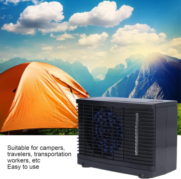 Topyond 12V Mini Portable Air Conditioner for Car and Home,Icybreeze,Silent Evaporative Cooler with Water Tank, for 12V AC, Trucks, and Camping - Image 4