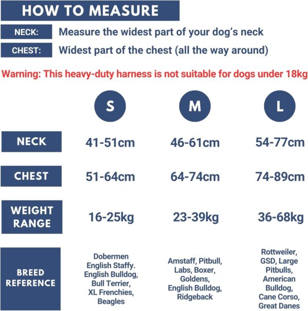 Spark Paws Large Dog No-Pull Harness, Halter Design with Front Clip, Durable and Heavy-Duty for Big and Strong Breeds - Black, S - Image 3
