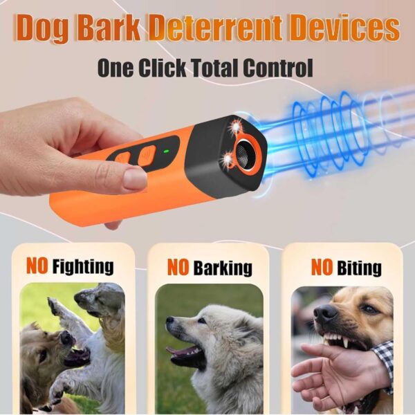 Bark Shield - Barkshield Pro, 2025 New Ultrasonic Dog Repeller - 50ft Long Range Ultrasonic, Anti Bark Collars for Dogs, Correct Dog's Bad Behavior,Better Than Shock Collars or Training Collars (A) - Image 3