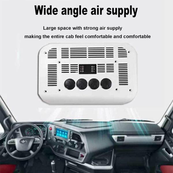 USEBEM 12V/24V DC Air Conditioner, 12V RV Rooftop DC Unit, For Truck, Boat, Automotive, Camper, Travel Trailer, White-12V - Image 7
