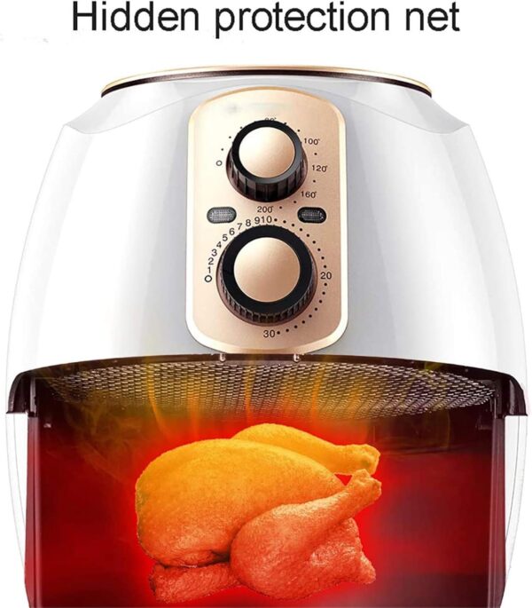 Dbtxwd Air Fryer for Healthy Oil Free Or Low Fat Cooking, Rapid Air Circulation System Frying Technology 30 Minute Timer and Adjustable Temperature Control - Image 5