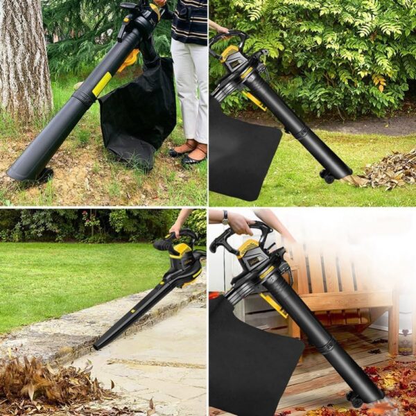 Electric Garden Blower and Vacuum, 3800W Garden Leaf Blower & Vacuum Shredder with 40LCollection Bag, 16:1 Shredding Ratio, for Blowing Leaves, Chips, Dust, Debris - Image 8