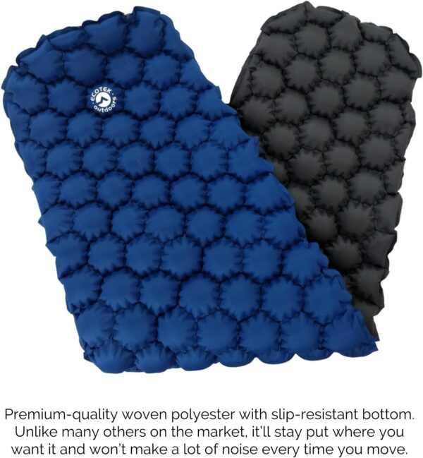 Ecotek Outdoors Insulated Hybern8 4 Season Ultralight Inflatable Sleeping Pad with Contoured FlexCell Design - Easy, Comfortable, Light, Durable, Hammock Approved - Sub Zero Temp Rating [Evergreen] - Image 6