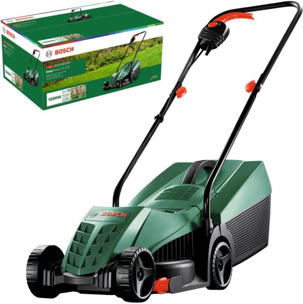 Bosch EasyRotak 32-235 Lawn Mower with Cord (1200 W Motor Power, Cutting Width: 32 cm, Grass Collector 31 litres, for Smaller Gardens) - Image 2