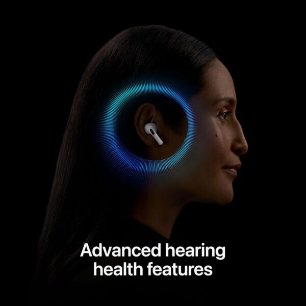 Apple AirPods Pro 2 Wireless Earbuds, Bluetooth Headphones, Active Noise Cancellation, Hearing Aid Feature, Transparency, Personalised Spatial Audio, High Fidelity Sound, H2 Chip, USB C Charging - Image 6