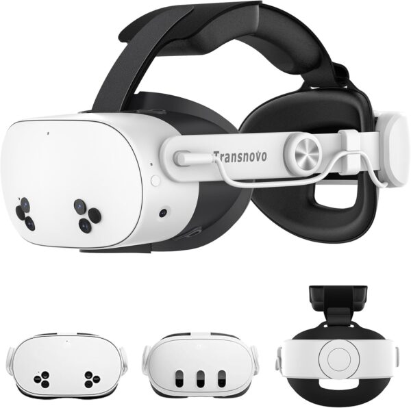 TRANSNOVO 10000mAh Battery Head Strap for Meta Quest 3S/Quest 3 Accessories, Elite Strap with One-Button Retractable Adjustment and Digital Display, Enhanced Comfort & Extends Playtime by 2-3.5 Hours - Image 10