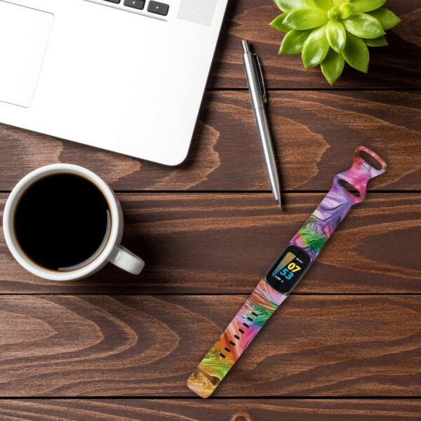 Tyeyober Compatible with Fitbit Charge 5/ Fitbit Charge 6 Bands Women Men, Breathable Sport Band Soft Waterproof Replacement Wristbands Strap for Fitbit Charge 5/ Charge 6 Advanced Fitness Tracker - Image 6