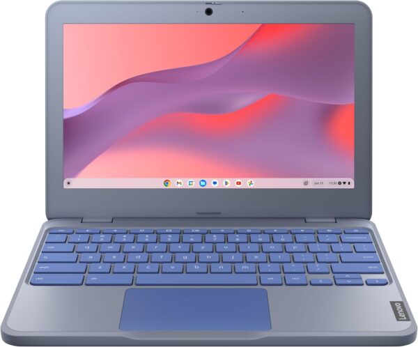 Lenovo IdeaPad Chromebook | 11.6 Inch HD Laptop | Intel Celeron N4500 | 4GB RAM | 64GB eMMC | Chromebook OS | Maca Blue - Image 2