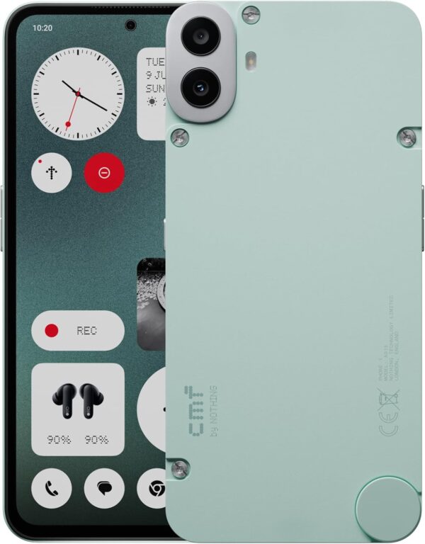 CMF Phone 1 8+128GB - Unlocked smartphone with 50 MP Sony rear camera with Ultra XDR, 6,67" Super AMOLED display and Nothing OS 2.6 - Light Green - Image 2