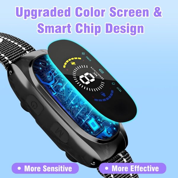ChunHee Anti Bark Collars for Dogs No Shock Dog Bark Collar Rechargeable Waterproof 3 Adjustable Modes Beep & Vibration No Remote for Small, Medium & Large Dogs - Image 8