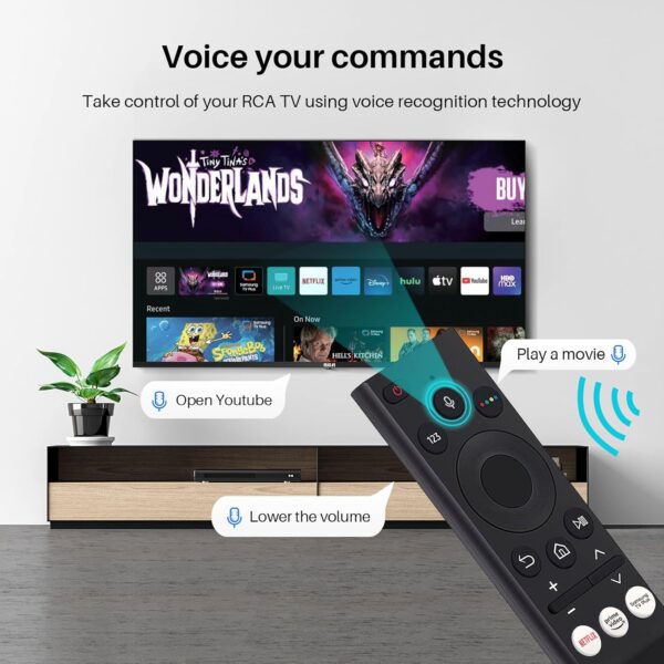 RCA QLED 50 Inch 4K Smart TV, UHD HDR Tizen OS TV with Youtube Netflix Motion Mode, 3 x HDMI 2 x USB WiFi Bluetooth, Large Screen TV for Living Room Home Office - Image 7