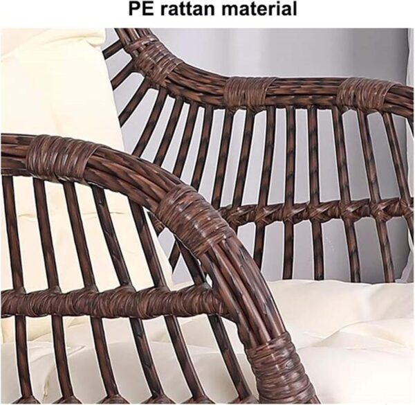 Generic Garden Furniture Set 3 Piece - Patio Bistro Sets With 2 Rattan Chairs And Coffee Table - Outdoor Balcony Furniture For Garden Oasis - Image 4