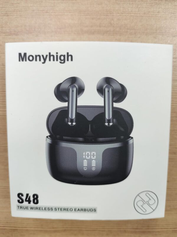 Wireless Earbuds Bluetooth 5.3 Headphones in Ear with 4 ENC Noise Cancelling Mic 2025 New Ear buds 42h Playtime HiFi Stereo Deep Bass Earphones LED Display Bluetooth Earbuds IP6 Waterproof USB-C Black - Image 15
