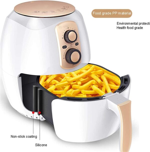 Dbtxwd Air Fryer for Healthy Oil Free Or Low Fat Cooking, Rapid Air Circulation System Frying Technology 30 Minute Timer and Adjustable Temperature Control - Image 6