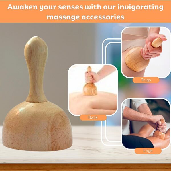 5-in-1 Wood Therapy Massage Tools for Body Contouring and Shaping - Pain Relief Wooden Body Sculpting Tools - Wooden Therapy Massage Tools for Muscles- Anti Cellulite Massage for Enhancing Circulation - Image 7